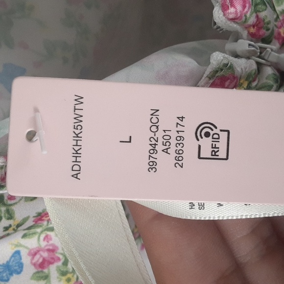 Victoria Secret For Love & Lemons Baby Butterfly Coquette Corset Mini Dress - Picture 11 of 14